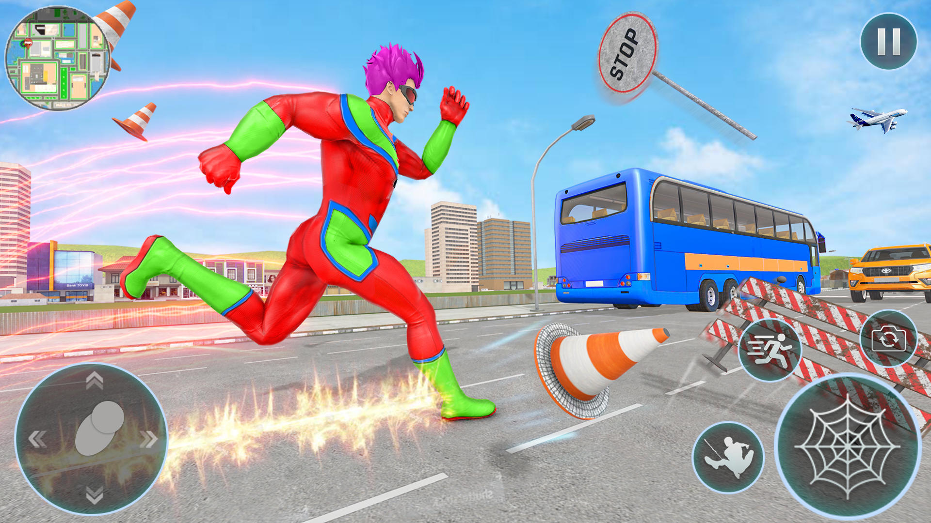 Screenshot 3 of Rope Spider Hero – Crime City 
