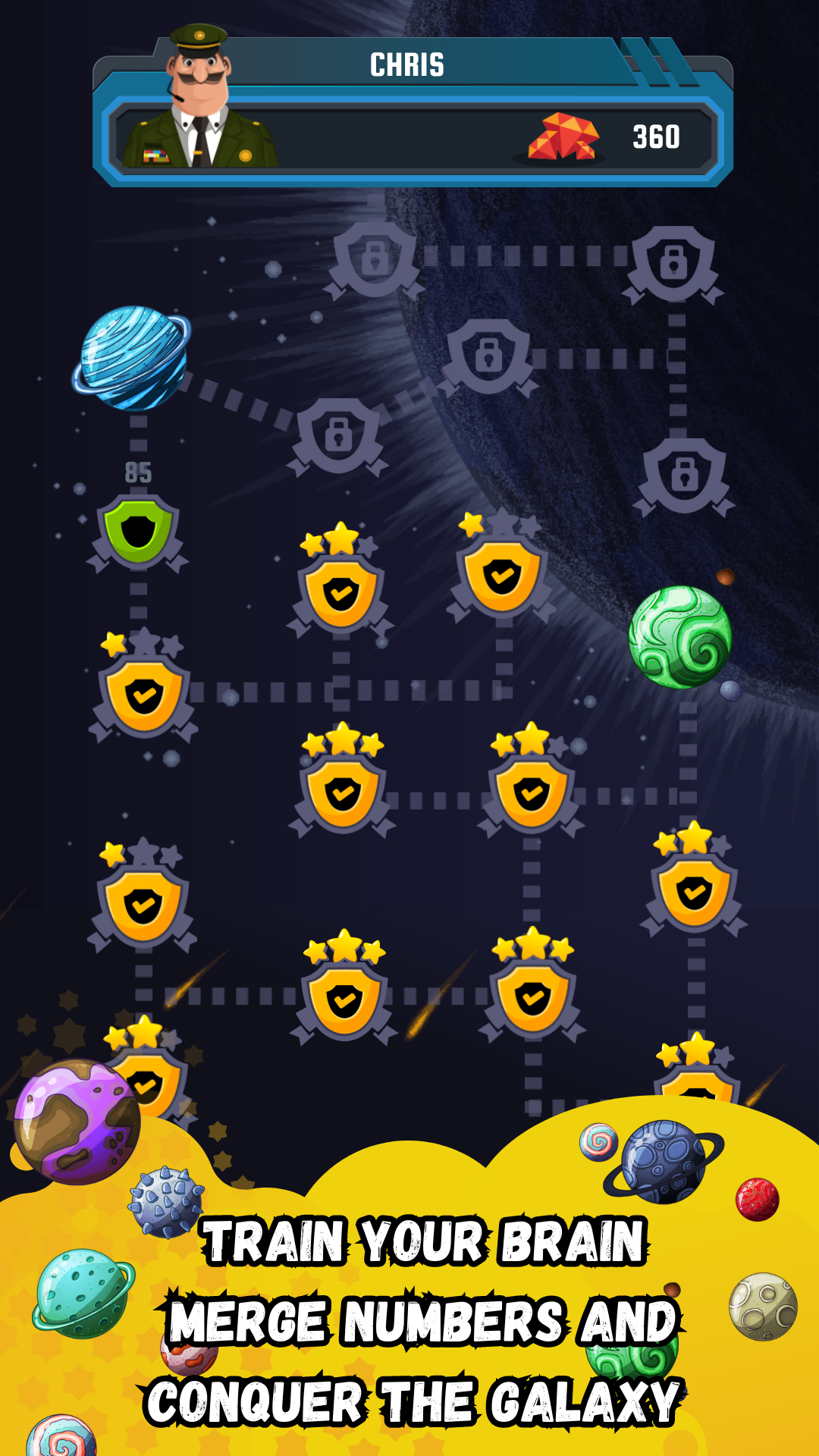 Cuplikan Layar Game Numix: Merge Number MathBattle