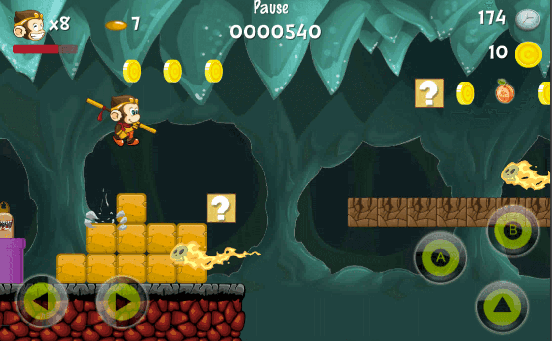 Kong Hero - Adventures of Kong Game Screenshot