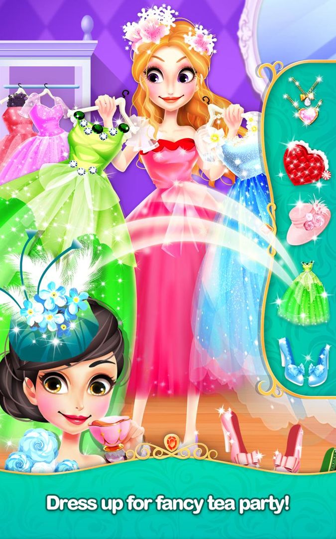 Princess Tea Party Salon 게임 스크린 샷