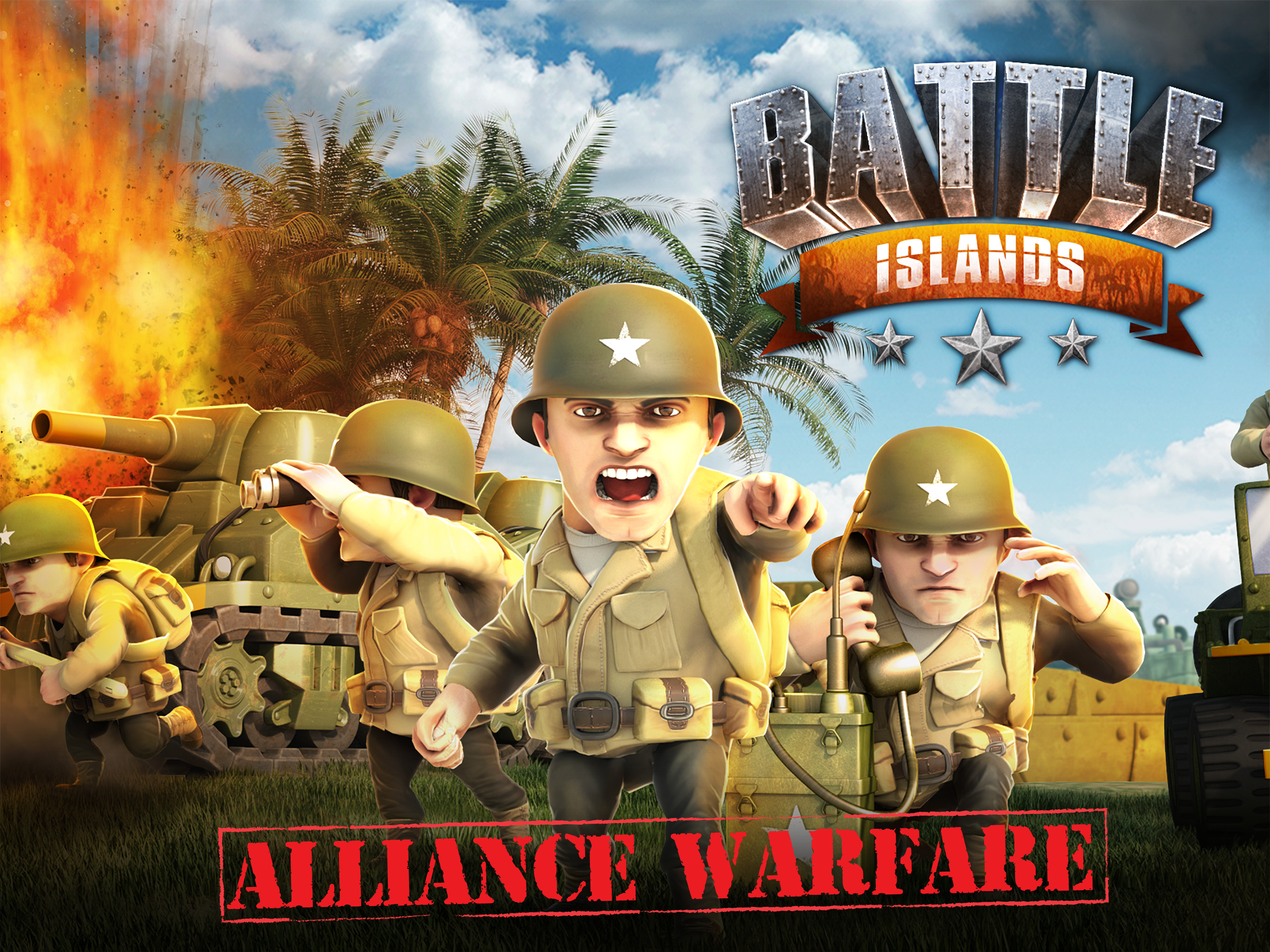 Battle Islands Game Screenshot