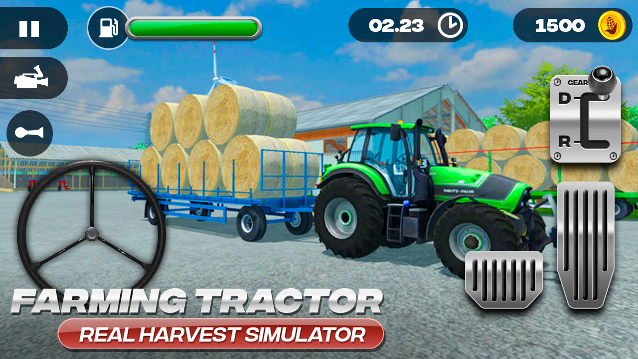 Farming Tractor  Harvest Real Simulator Game Screenshot