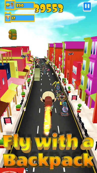 Captura de Tela do Jogo Robot Clash Run - Fun Endless Runner Arcade Game!
