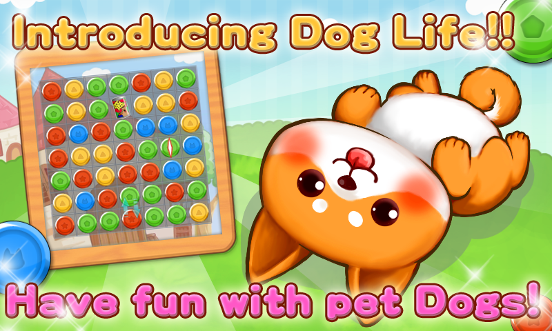 Cute Dog's Life Game Screenshot