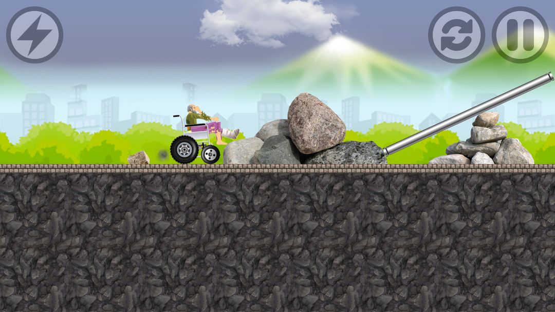 Screenshot of Happy Wheels Zombie