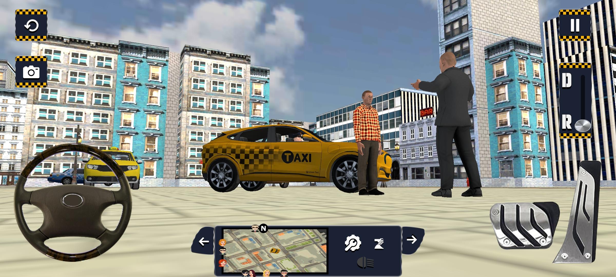 Real Taxi Simulator Taxi Games Game Screenshot