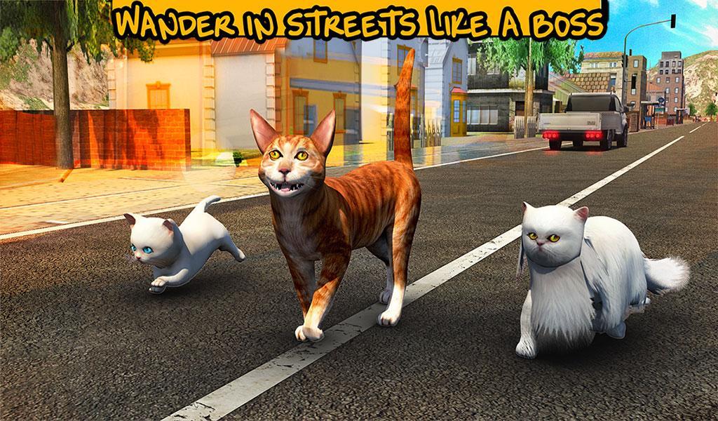 Скриншот игры Street Cat Sim 2016