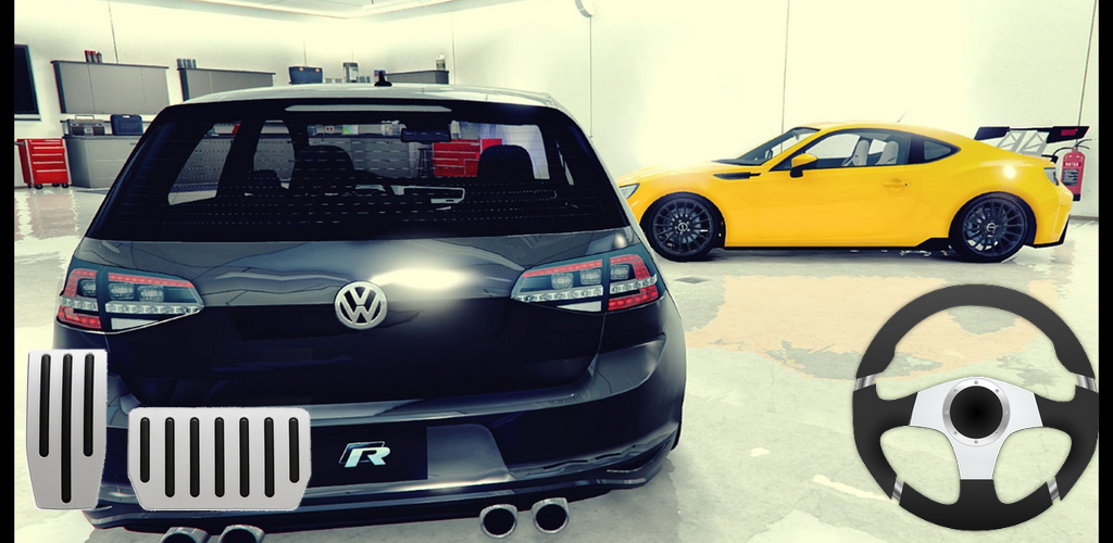 Banner of Simulator Drift Volkswagen Golf 100