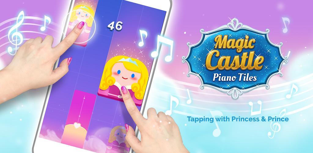 Banner of Magic Castle Piano Tiles: Trò chơi âm nhạc nhịp điệu miễn phí 1.9.8