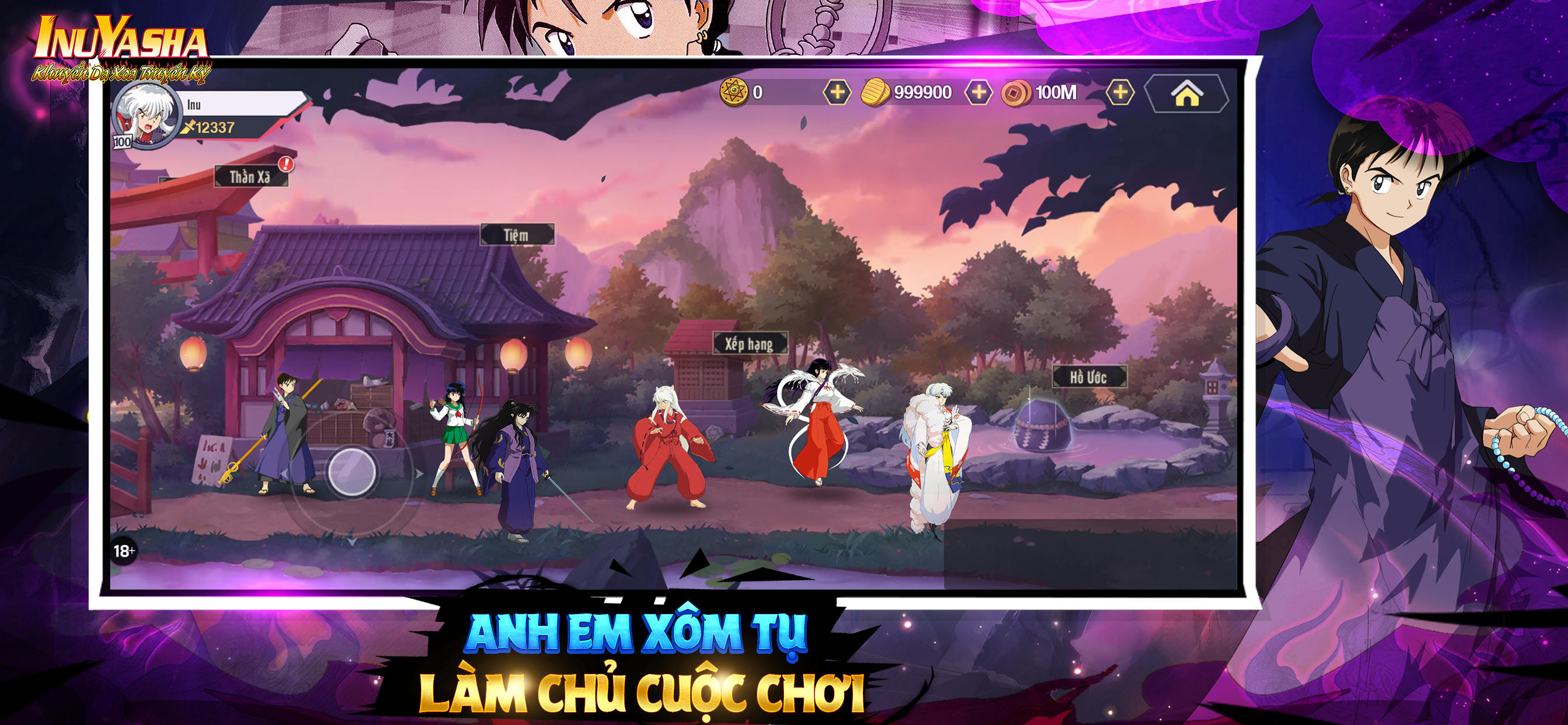 Khuyển Dạ Xoa Truyền Kỳ - IP InuYasha Game Screenshot