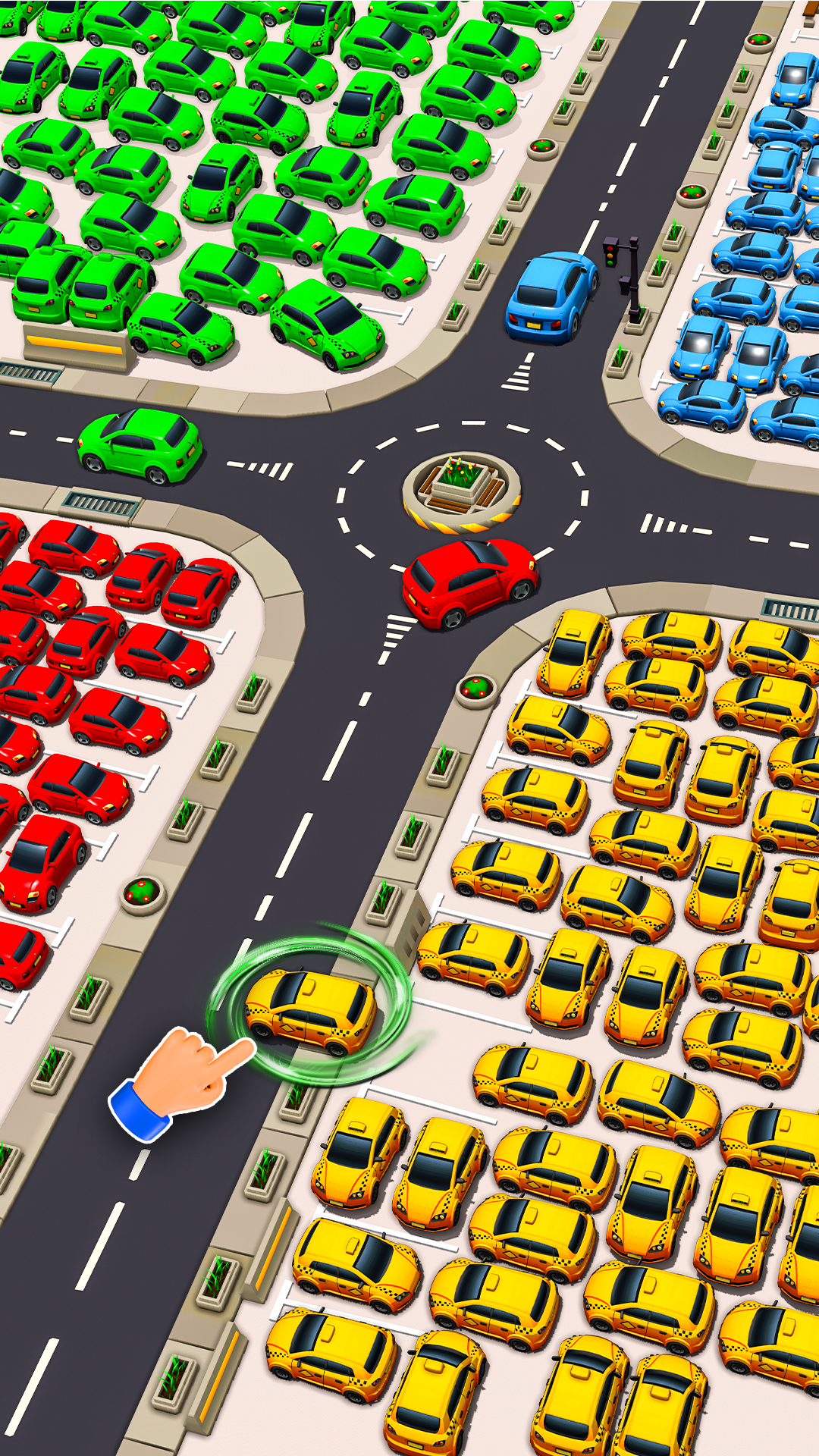 Car Sort Color Puzzle Games Game Screenshot