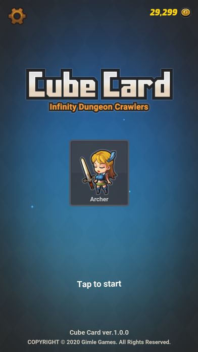 Cube Card screenshot game