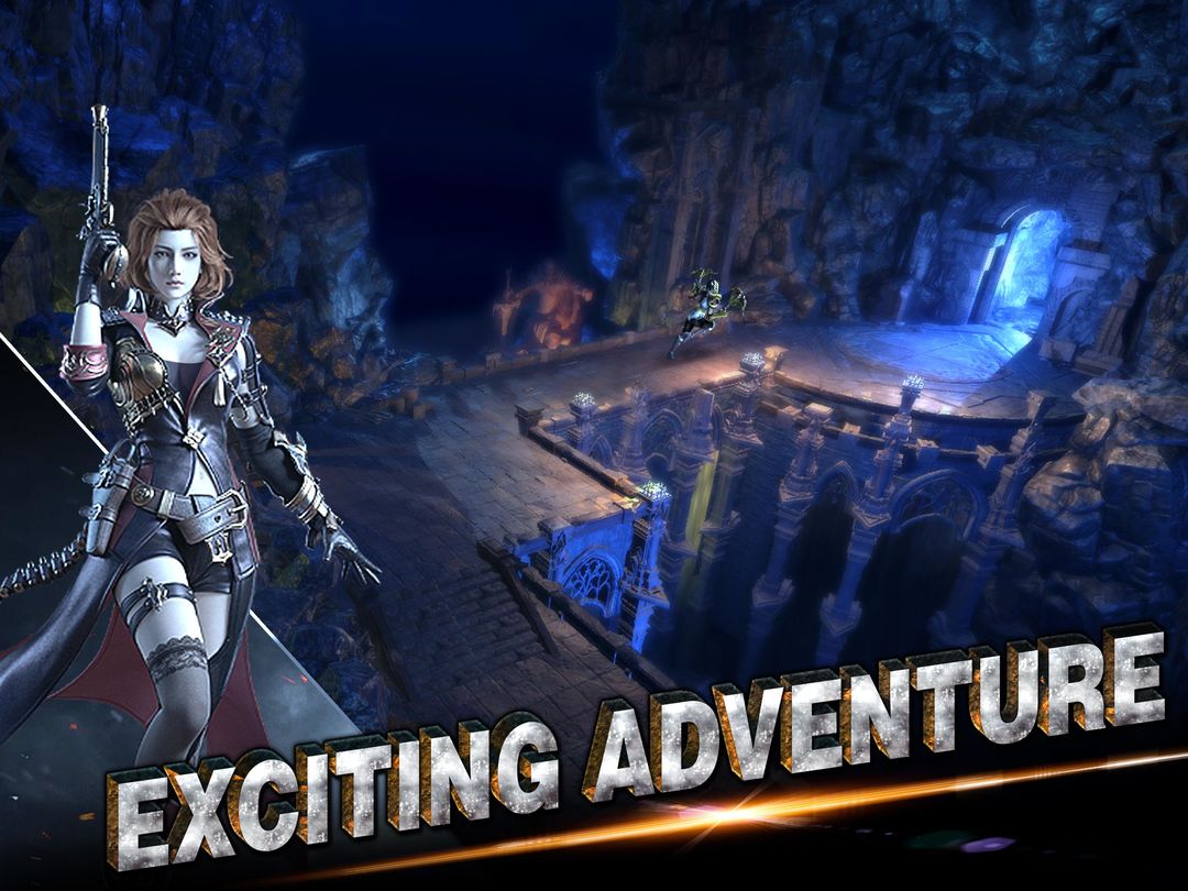 Brave Blades: Discord War 3D Action Fantasy MMORPG 게임 스크린 샷