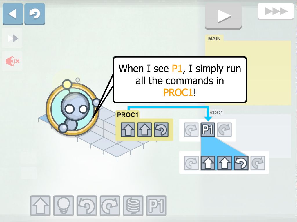 Lightbot : Programming Puzzles screenshot game