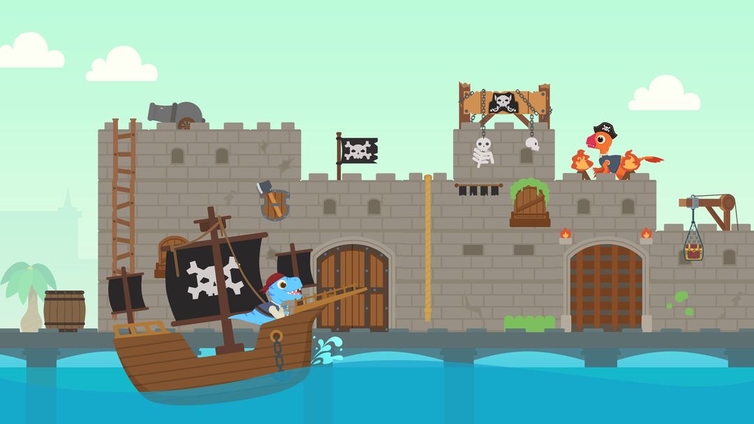 Screenshot of Dinosaur City: Building Games
