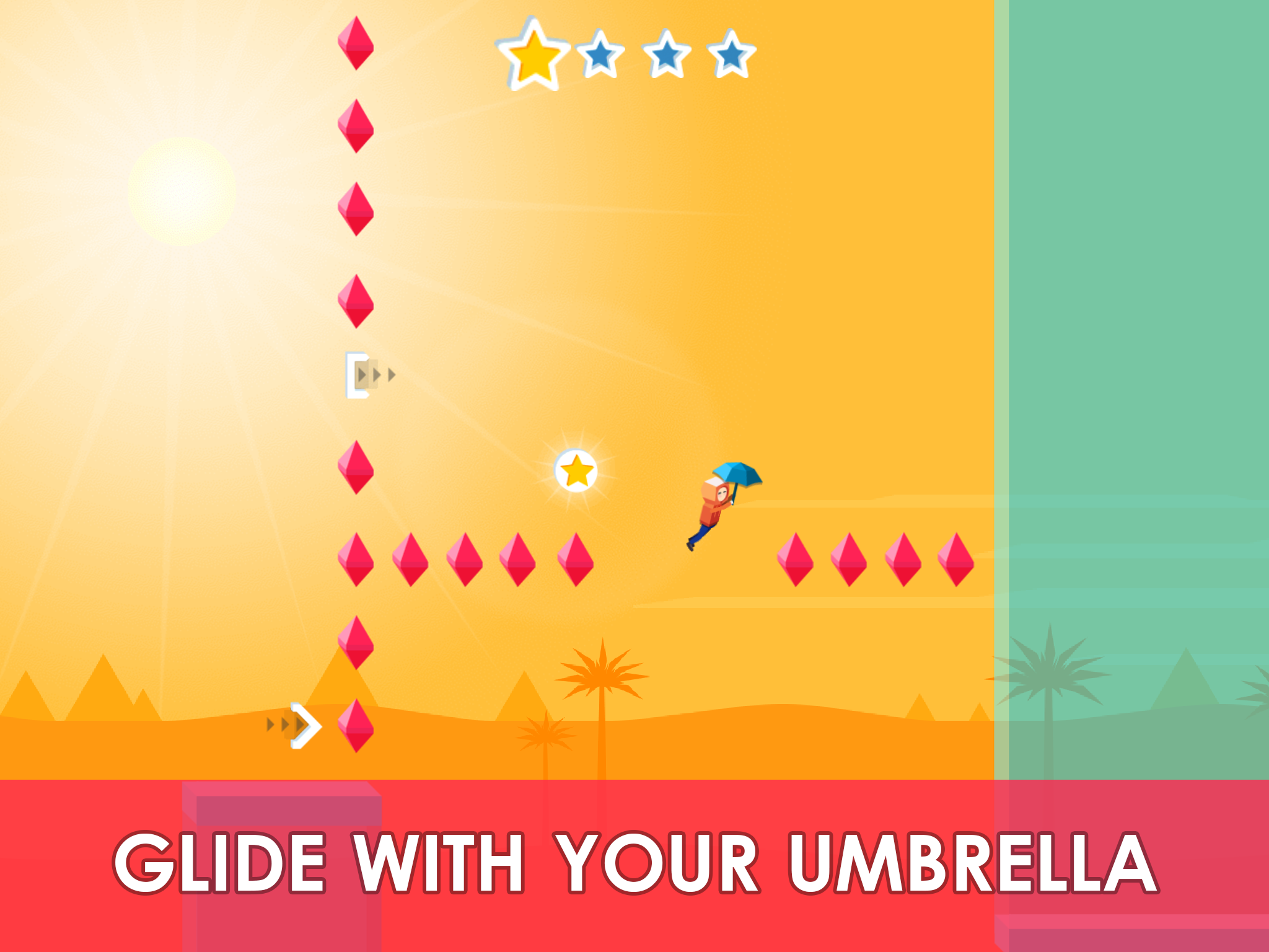 Screenshot of Umbrella Jump : Platform Run