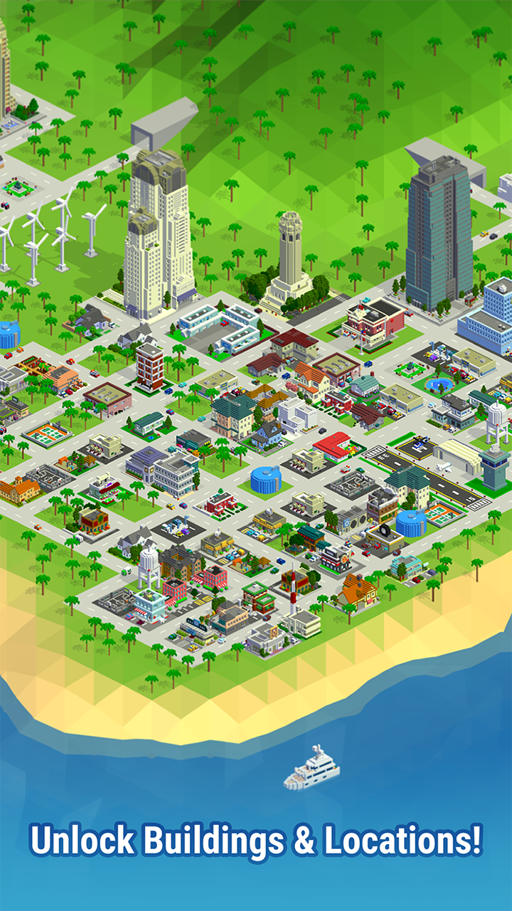 Bit City: Building Evolution Game Screenshot