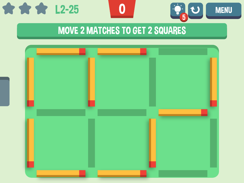 Screenshot of Move the Matches
