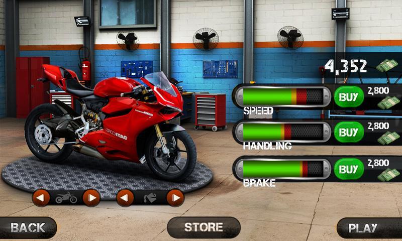 Race the Traffic Moto screenshot game