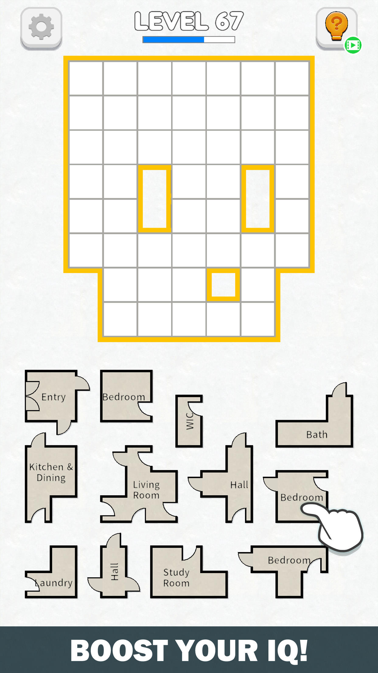 Room Sort - Floor Plan Game Game Screenshot