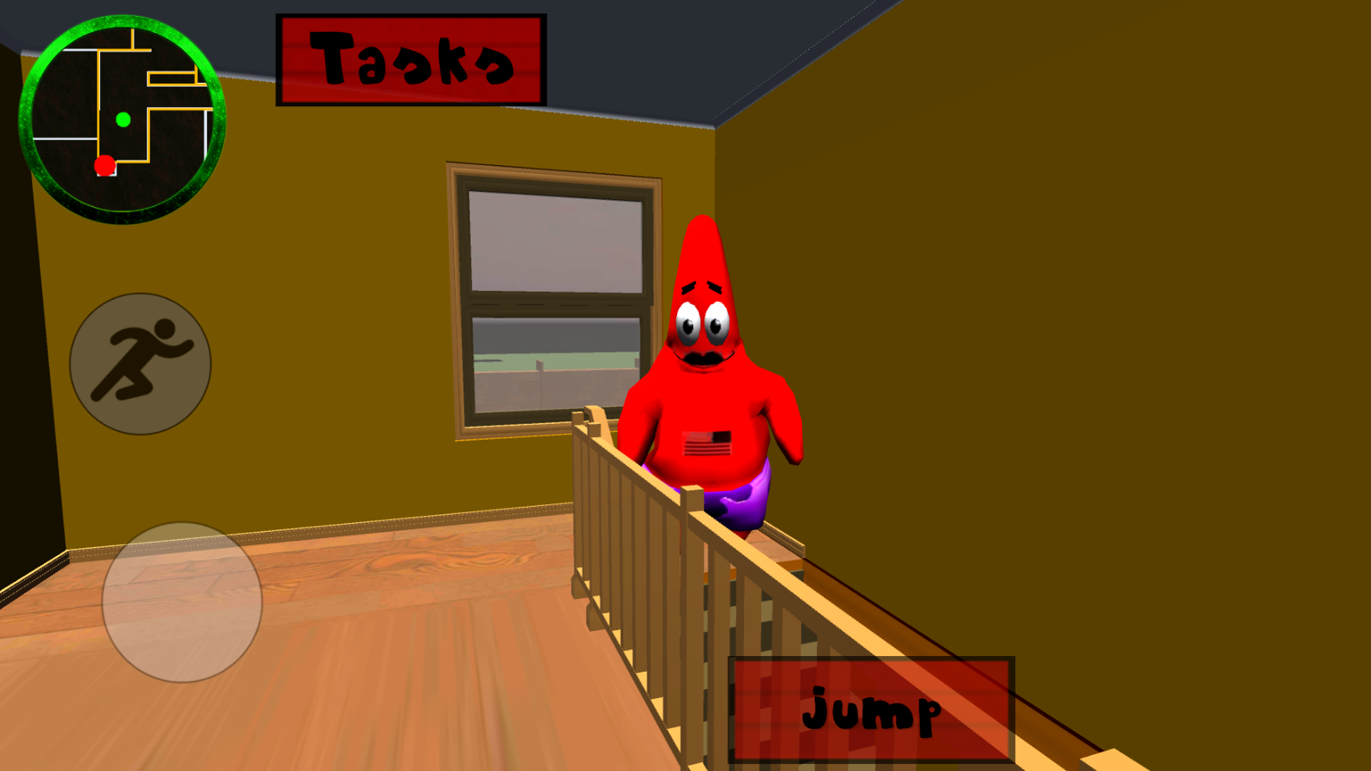 Patrick Star. Sponge's Neighbor of Bob 3D Game Screenshot