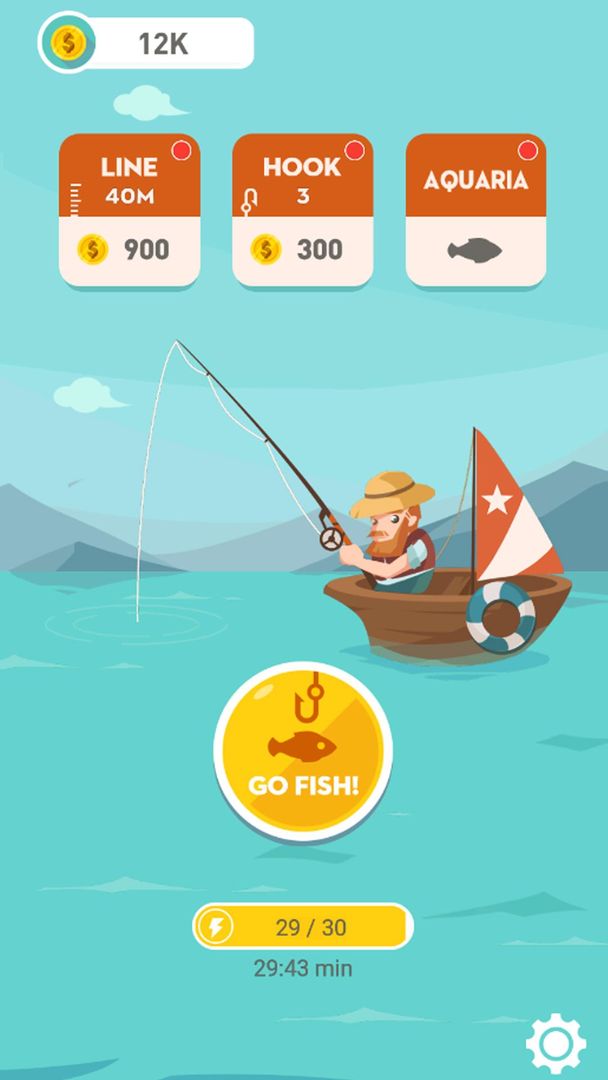 Screenshot of Happy Fishing - Catch Fish and Treasures