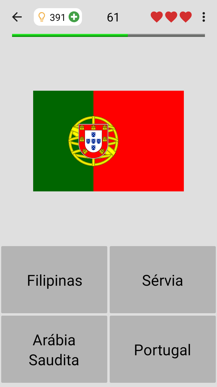 Screenshot 1 of Bandeiras dos países do mundo 3.6.0