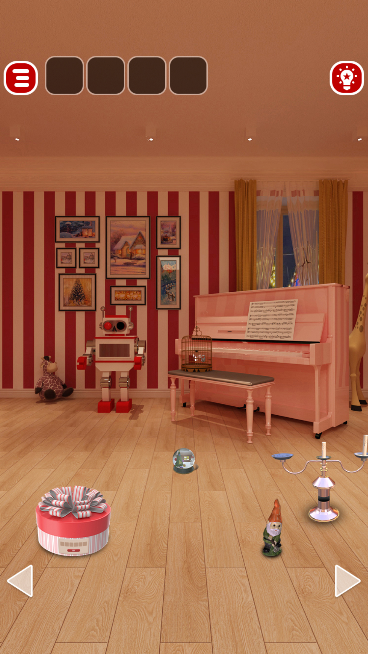 Escape room：Sleepy Christmas and gift Game Screenshot