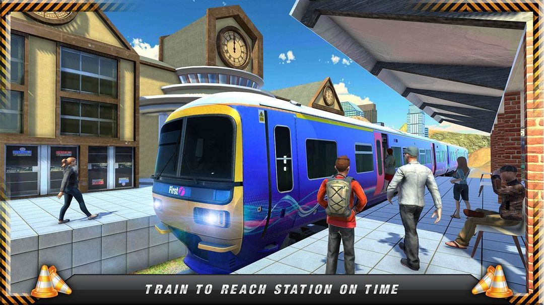 simulator jalur kereta: game konstruksi rel metro screenshot game