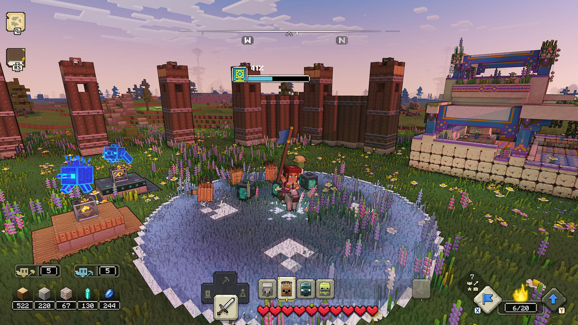 Screenshot of Minecraft Legends