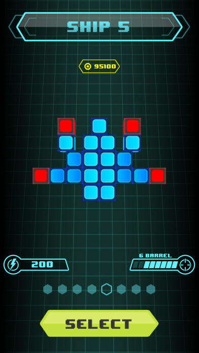 Retro Grid Game Screenshot