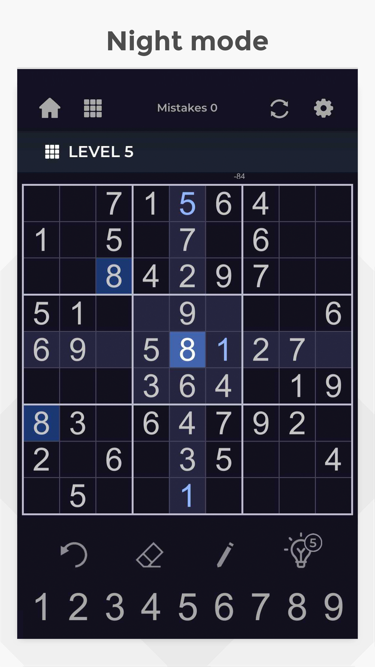 Sudoku - Offline Games Game Screenshot