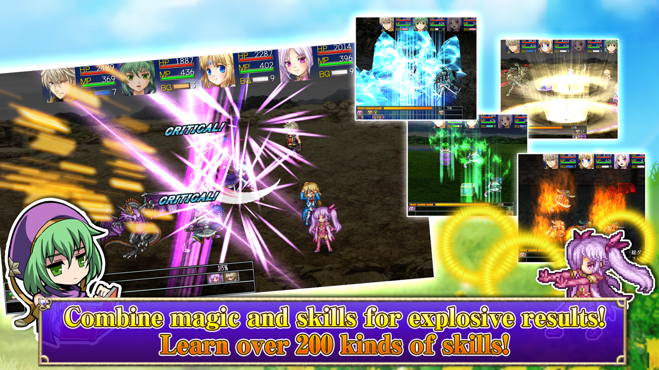 Cuplikan Layar Game RPG Asdivine Cross
