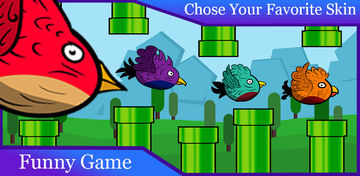 Dunking Bird - Flappy Flyer 2D Game Screenshot