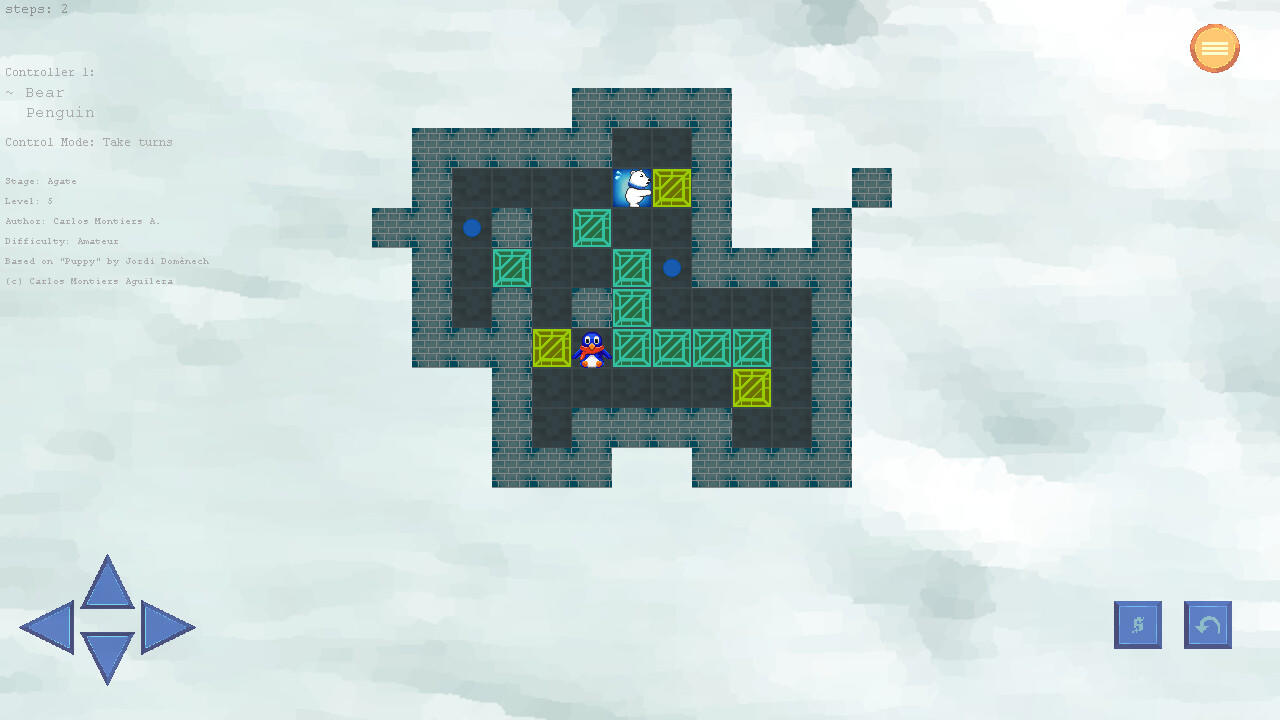 Screenshot of Sokoboxes Duo