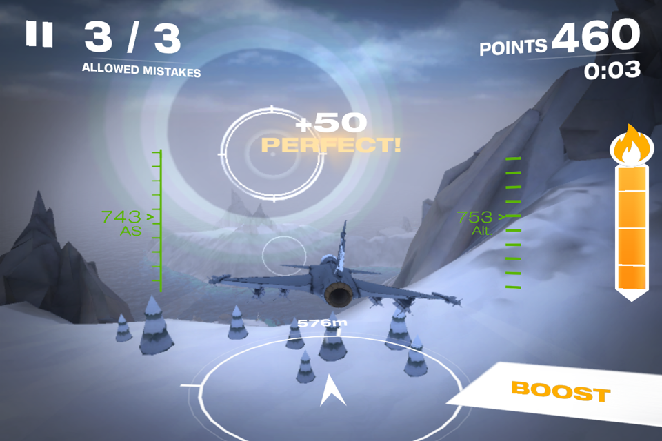 Gripen Fighter Challenge ภาพหน้าจอเกม