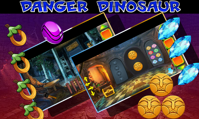 Best Escape Games -31- Danger Dinosaur Rescue Game Game Screenshot