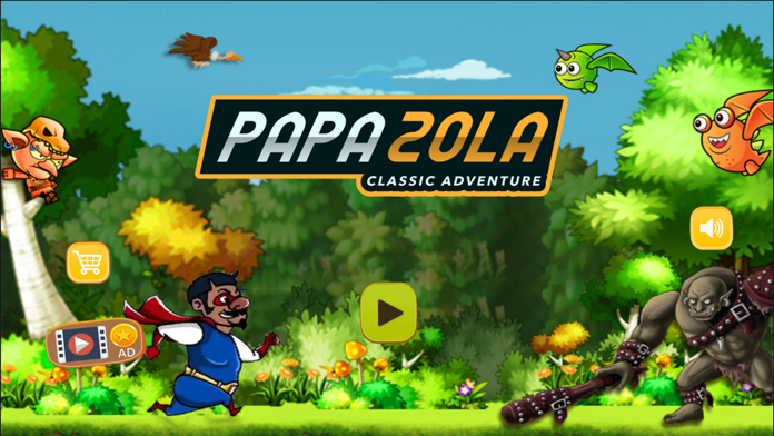 Captura de Tela do Jogo Papa Zola Classic Adventure