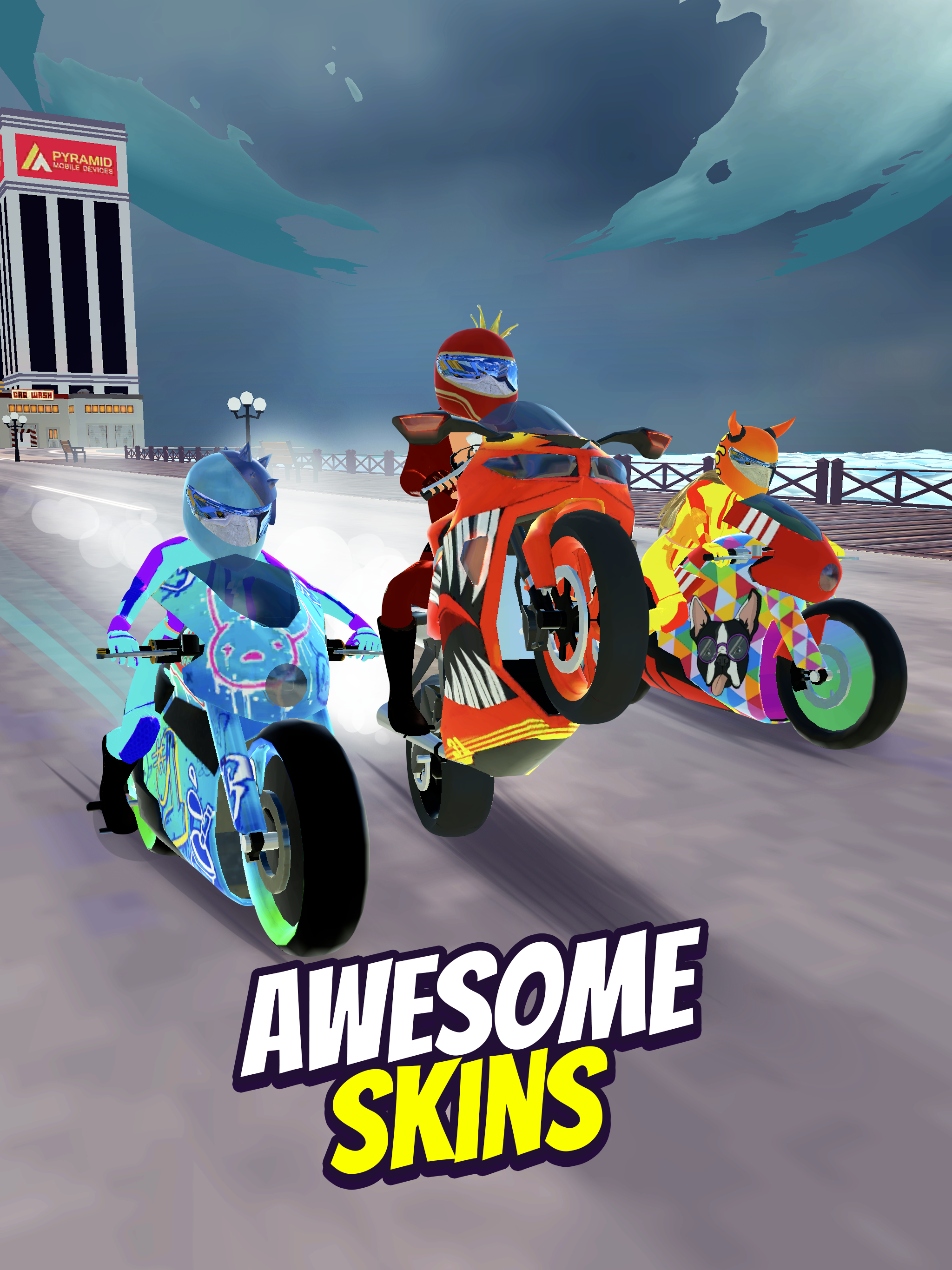 Cuplikan Layar Game Wild Wheels: Bike Racing