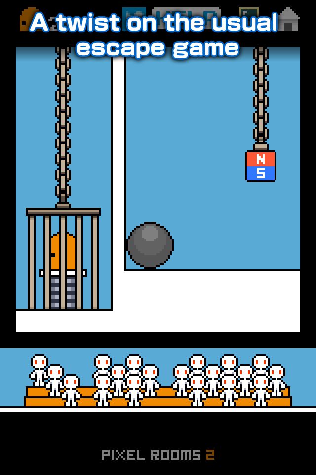 Captura de Tela do Jogo Pixel Rooms 2 room escape game
