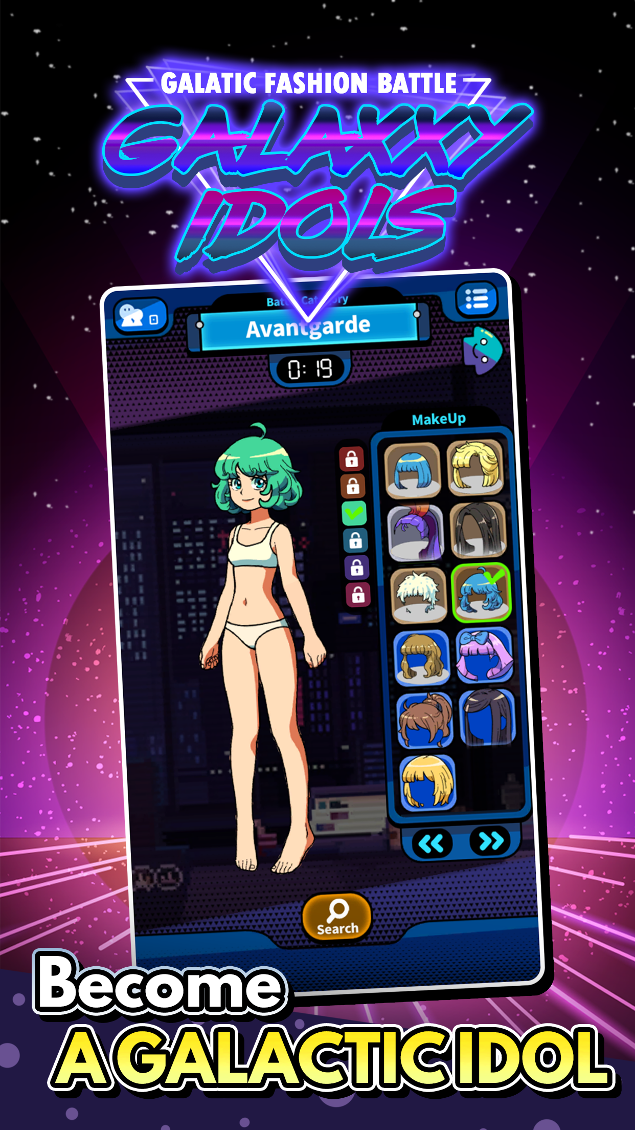 Galaxxy Idols : 装扮与时尚比赛 screenshot game