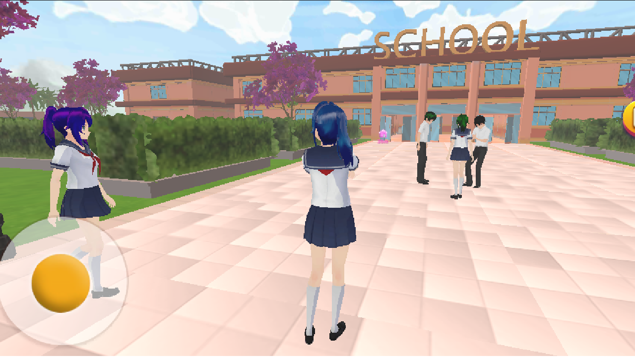 Anime Girls Simulator School Game Screenshot