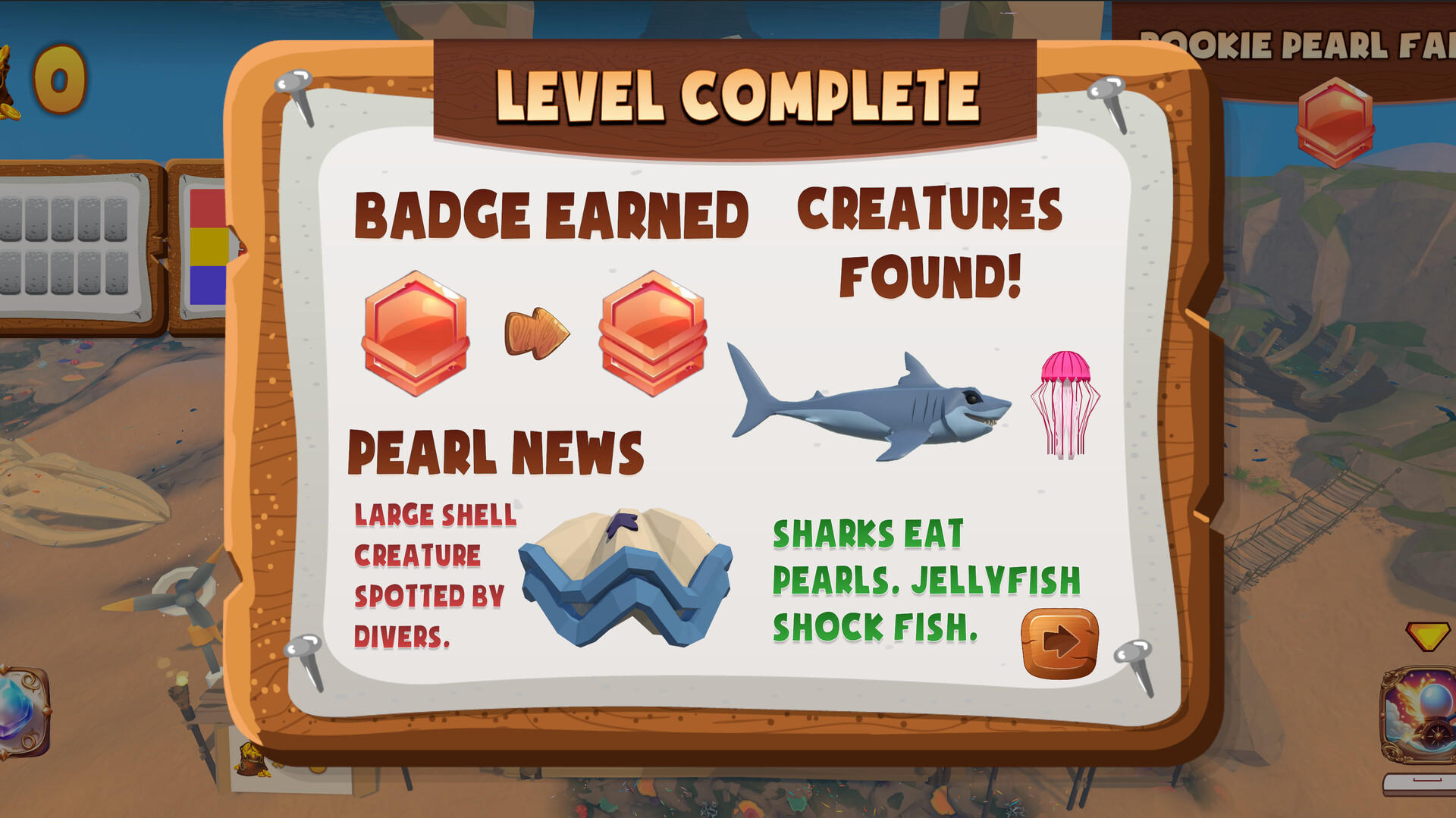 Pearl Fishery: Quest for the Mega Pearl ภาพหน้าจอเกม