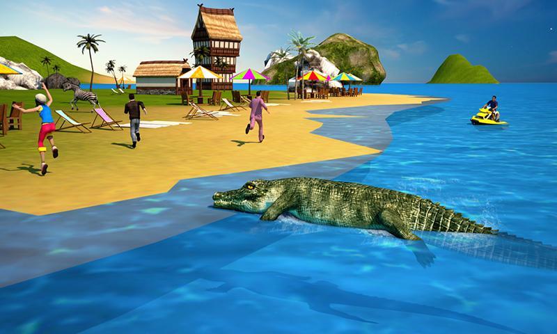 Cuplikan Layar Game Crocodile Attack 2019