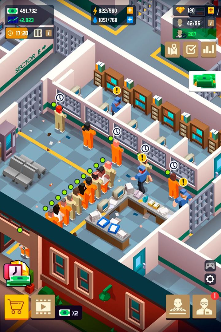 Prison Empire Tycoon - 增益型遊戲遊戲截圖