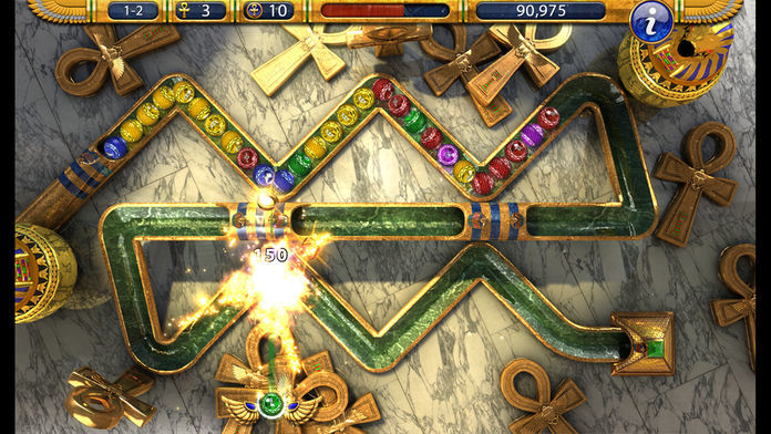 Luxor 2 HD screenshot game