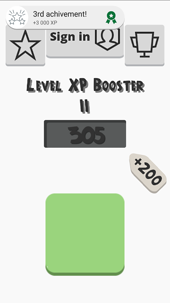 Level XP Booster II遊戲截圖
