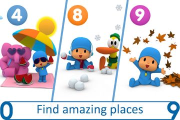 Pocoyo's Numbers game: 1, 2, 3 Game Screenshot