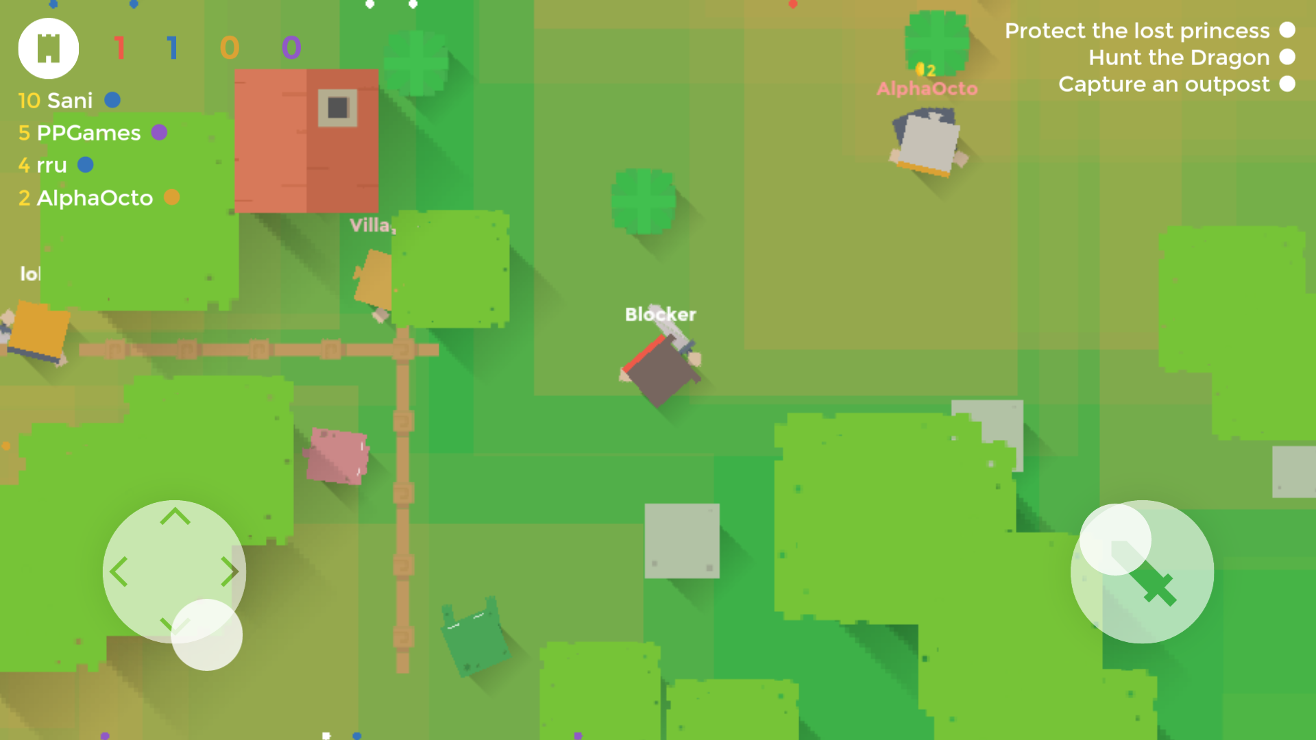 Blocker.io Game Screenshot