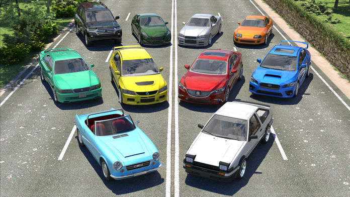 Japanese Road Racer Pro 게임 스크린 샷